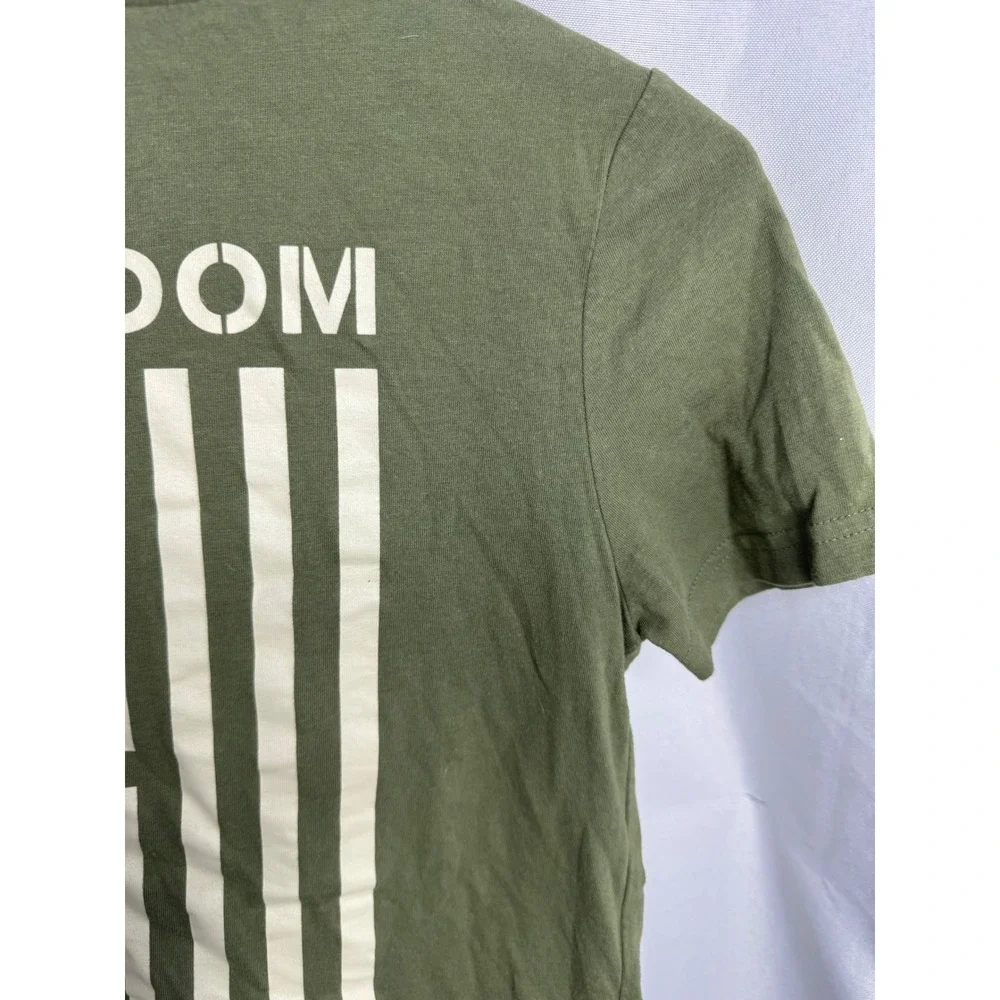 Under Armour Kids Freedom Flag T-Shirt Olive Green Youth Medium YMD JM M